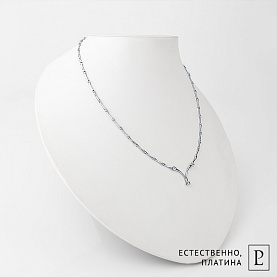 Колье Platinum Lab. - Платина 950, Бриллиант (арт. ПХ-005-40)