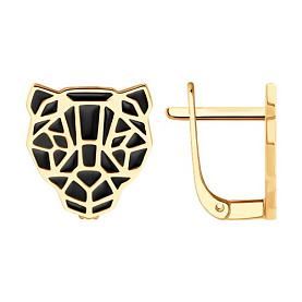 Серьги SOKOLOV - Золото 585, Эмаль (арт. 0200584)