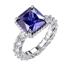 Кольцо FRESH - Серебро 925, Фианит (арт. CZ-R00638-X-W-DT-X-W)