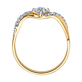 Кольцо SOKOLOV - Серебро 925, Фианит (арт. 93010617)