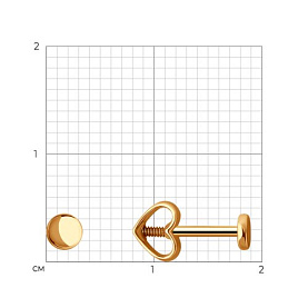 Серьги SOKOLOV - Золото 375 (арт. 31-122-02183-1)