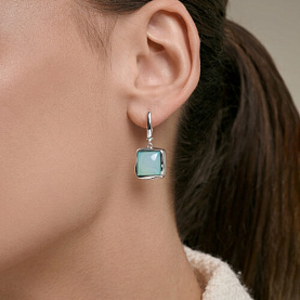 Серьги SOKOLOV - Серебро 925, Халцедон (арт. 83020488)