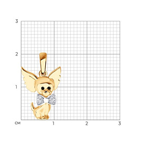 Подвеска Diamant - Золото 585, Фианит (арт. 51-130-02901-1)