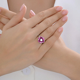 Кольцо SOKOLOV - Серебро 925, Жемчуг имитация, Эмаль (арт. 94014697)