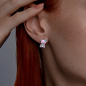 Серьги SOKOLOV - Серебро 925, Эмаль (арт. 94026769)