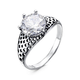 Кольцо Красная пресня - Серебро 925, Фианит (арт. 23811842)