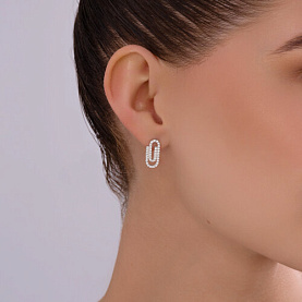 Серьги SOKOLOV - Серебро 925, Фианит (арт. 94026989)