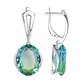 Серьги SOKOLOV - Серебро 925, Фианит (арт. 92022233)