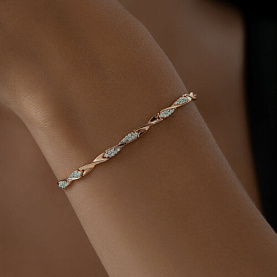 Браслет SOKOLOV - Серебро 925, Фианит (арт. 93050090)