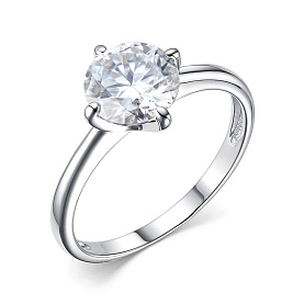 Кольцо Дар - Серебро 925, Муассанит (арт. К-5017рс16128)