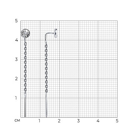 Серьги SOKOLOV - Серебро 925, Бриллиант (арт. 87020133)