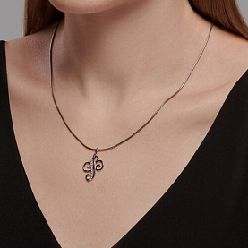 Подвеска Diamant - Серебро 925, Фианит (арт. 94-130-02010-1)