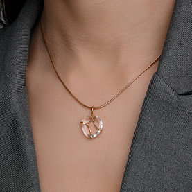 Подвеска SOKOLOV - Золото 585, Горный хрусталь (арт. 732376)