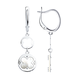 Серьги SOKOLOV - Серебро 925, Перламутр (арт. 83020286)