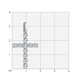 Подвеска Diamant - Золото 585, Фианит (арт. 52-130-02097-1)