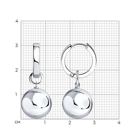 Серьги SOKOLOV - Серебро 925 (арт. 94026788)