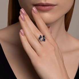 Кольцо SOKOLOV - Серебро 925, Фианит (арт. 94014141)