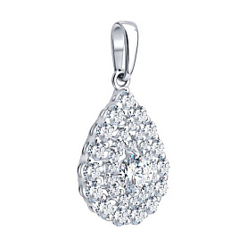 Подвеска Diamant - Серебро 925, Фианит (арт. 94-130-02407-1)