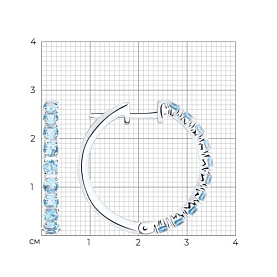 Серьги SOKOLOV - Серебро 925, Топаз (арт. 92022140)