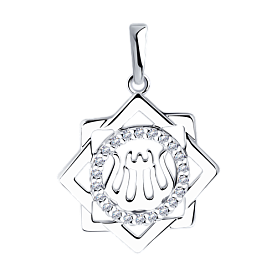 Подвеска Diamant - Серебро 925, Фианит (арт. 94-130-01197-1)