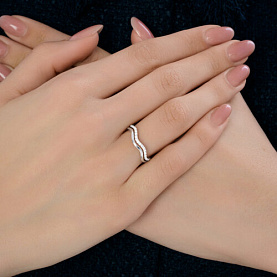 Кольцо SOKOLOV - Серебро 925, Фианит (арт. 94014674)