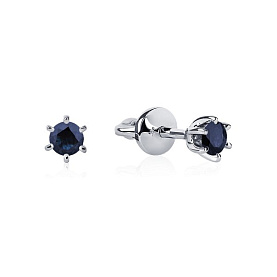 Серьги Platinum Lab. - Платина 950 (арт. ПС-004С-01)