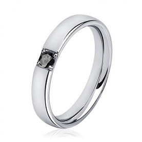 Кольцо Platinum Lab. - Платина 950 (арт. ПК-117Ч-01)