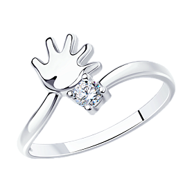 Кольцо SOKOLOV - Серебро 925, Фианит (арт. 94012177)