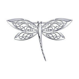 Брошь Diamant - Серебро 925 (арт. 94-140-00699-1)