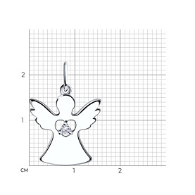 Подвеска SOKOLOV - Серебро 925, Фианит (арт. 94032964)