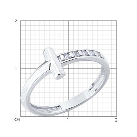 Кольцо Diamant - Серебро 925, Фианит (арт. 94-110-02308-1)