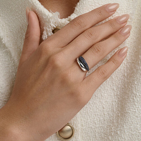 Кольцо SOKOLOV - Серебро 925, Фианит (арт. 94014833)