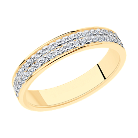 Кольцо SOKOLOV - Серебро 925, Фианит (арт. 93010760)