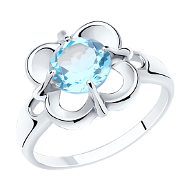 Кольцо Diamant - Серебро 925, Топаз (арт. 94-310-00713-1)