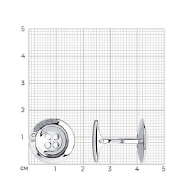 Запонки SOKOLOV - Серебро 925 (арт. 94160063)