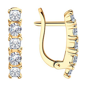 Серьги SOKOLOV - Серебро 925, Фианит (арт. 93021136)