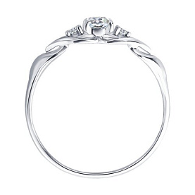 Кольцо SOKOLOV - Серебро 925, Фианит (арт. 94014715)