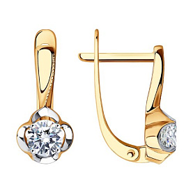 Серьги SOKOLOV - Золото 375, Фианит (арт. 029457-4)