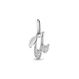 Подвеска Аквамарин - Серебро 925, Фианит (арт. 23174А.5)