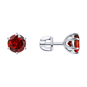 Серьги SOKOLOV - Серебро 925, Фианит (арт. 94027860)