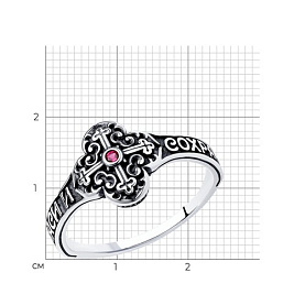 Кольцо SOKOLOV - Серебро 925, Фианит (арт. 95010104)