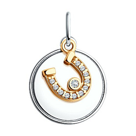 Подвеска Diamant - Серебро 925, Фианит (арт. 94-130-02104-2)