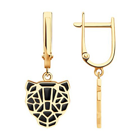 Серьги SOKOLOV - Золото 585, Эмаль (арт. 0200557)