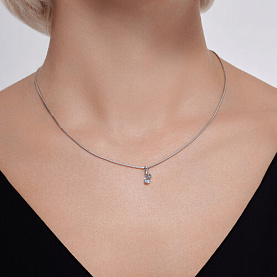 Подвеска SOKOLOV - Серебро 925, Топаз (арт. 92030762)