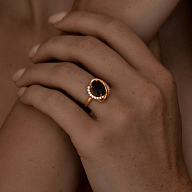 Кольцо SOKOLOV - Серебро 925, Гранат (арт. 92012083)