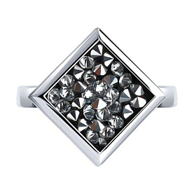 Кольцо Diamant - Серебро 925, Кристальная ткань (арт. 94-110-00098-1)