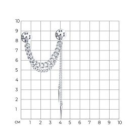 Брошь SOKOLOV - Серебро 925, Фианит (арт. 94040335)