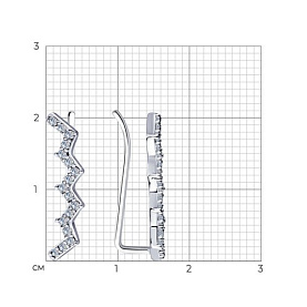 Серьги SOKOLOV - Серебро 925, Фианит (арт. 94023948)