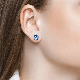 Серьги SOKOLOV - Серебро 925, Фианит (арт. 94021907)