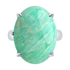 Кольцо SOKOLOV - Серебро 925, Амазонит (арт. 83010088)